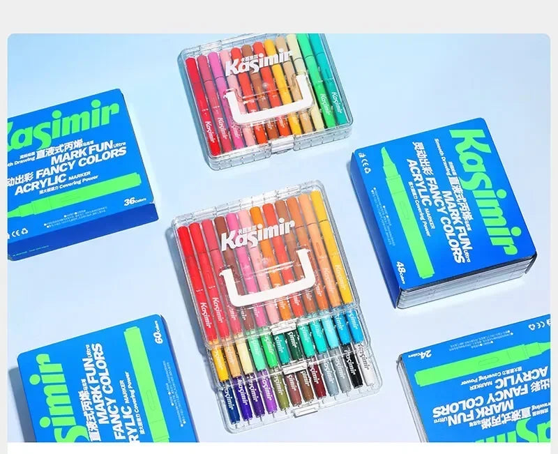 Kasimir Soft Brush Direct-Liquid Acrylic Marker Paint Pen
