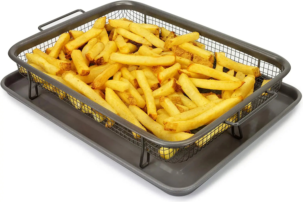Baking Tray Oil Frying Baking Pan Non-Stick Chips