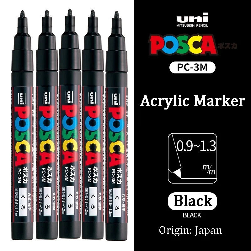 Uni Posca Full Marker Pen Storage Bag Pc-1m