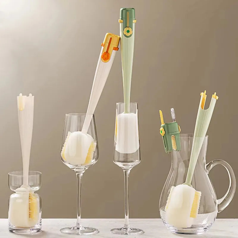 Sponge Brush 5-In-1cup Washing Use Cup Brush Water