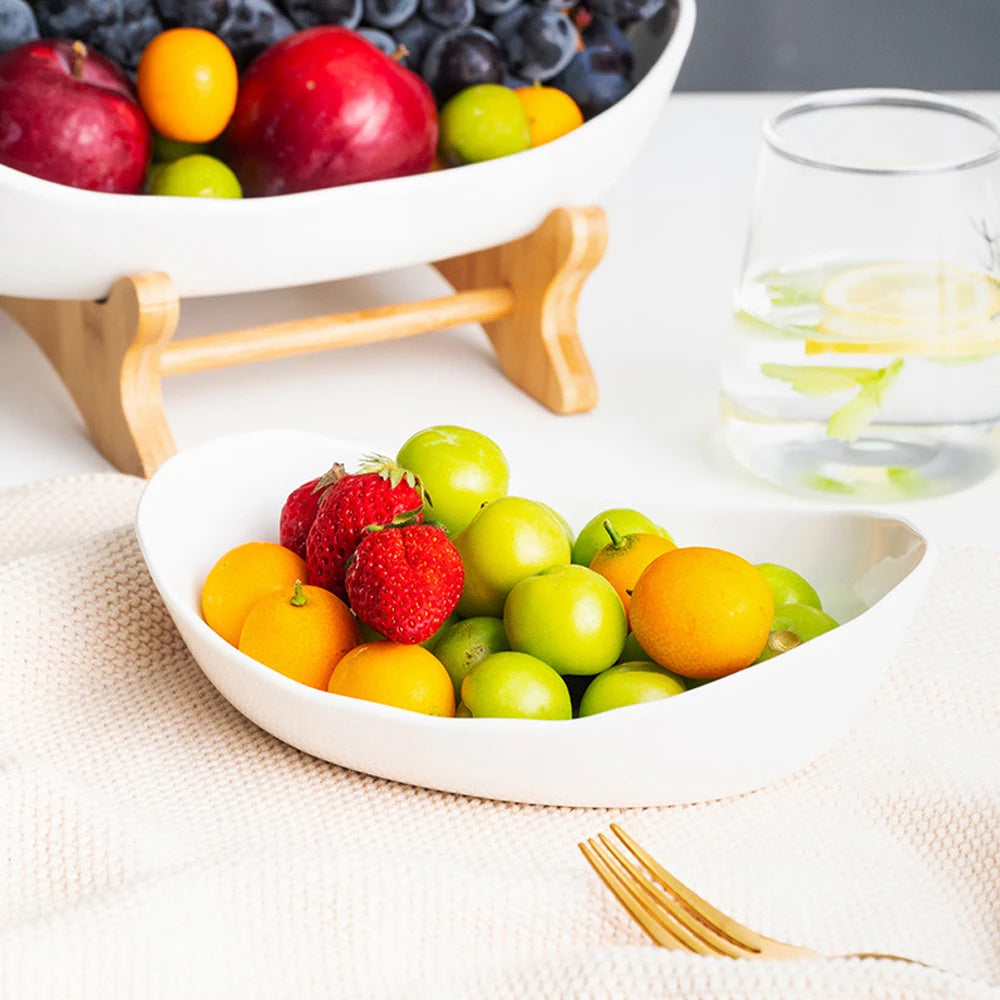 Layer Fruit Plate Living Room Plastic Snack Dish