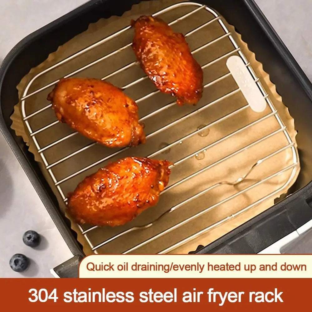 Round Square Cooking Rack 304 Stainless Steel Thicken