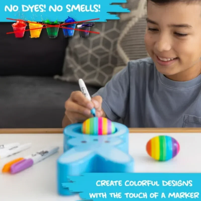 Easter Bunny Egg Decorating Set-Kid-Friendly Diy Creative Colored