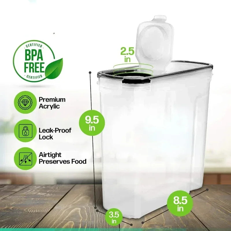 Food Storage Containers Lids Stackable Treat Box Containers