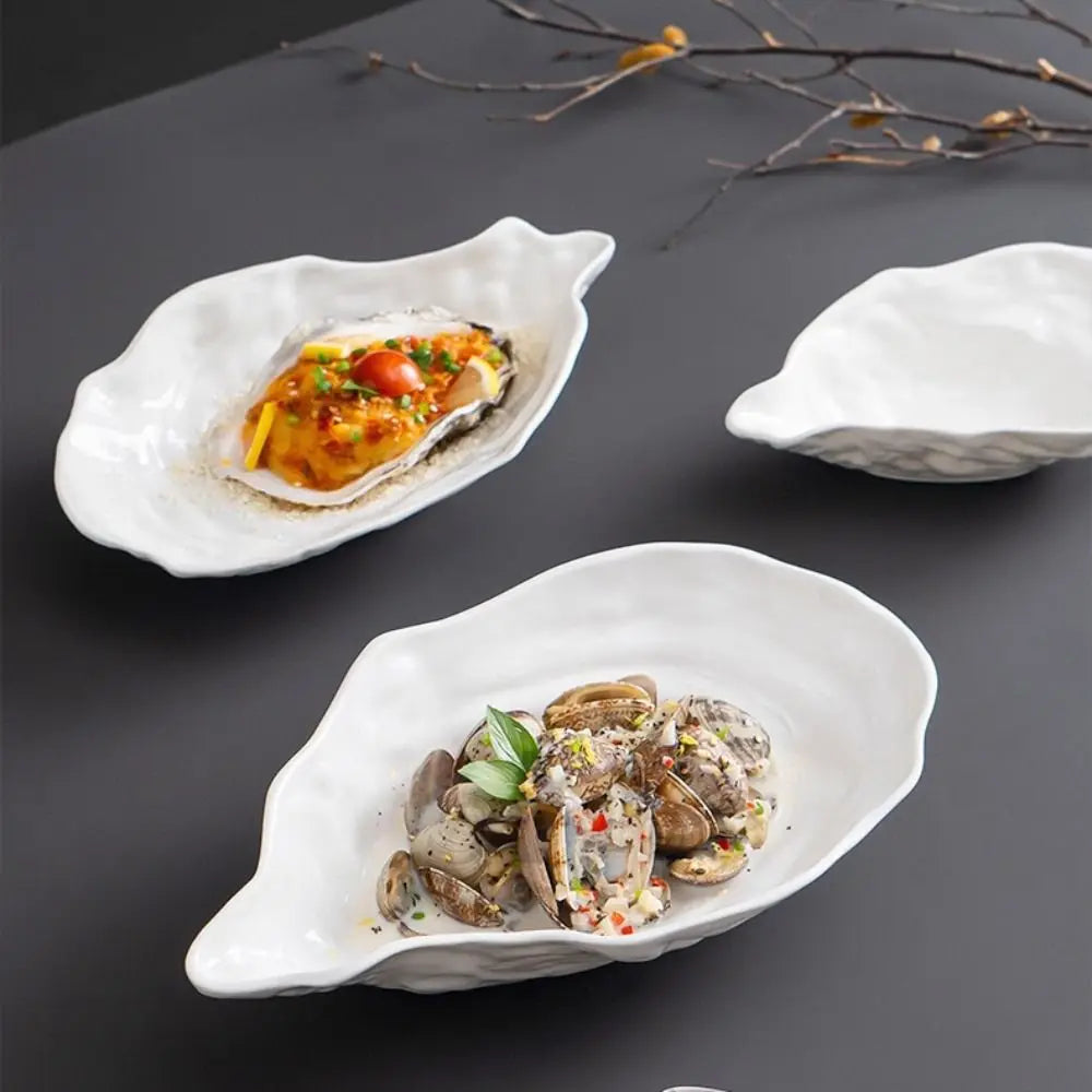 Tableware Ceramic Sashimi Plate Creative Reusable Storage Dish