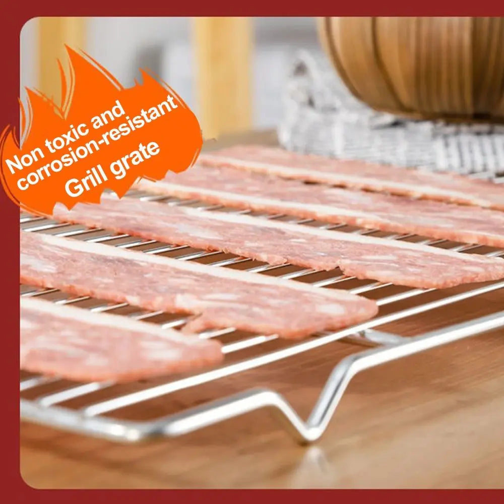 Stainless Steel Cooling Rack Non-Stick Silver Bbq Tray