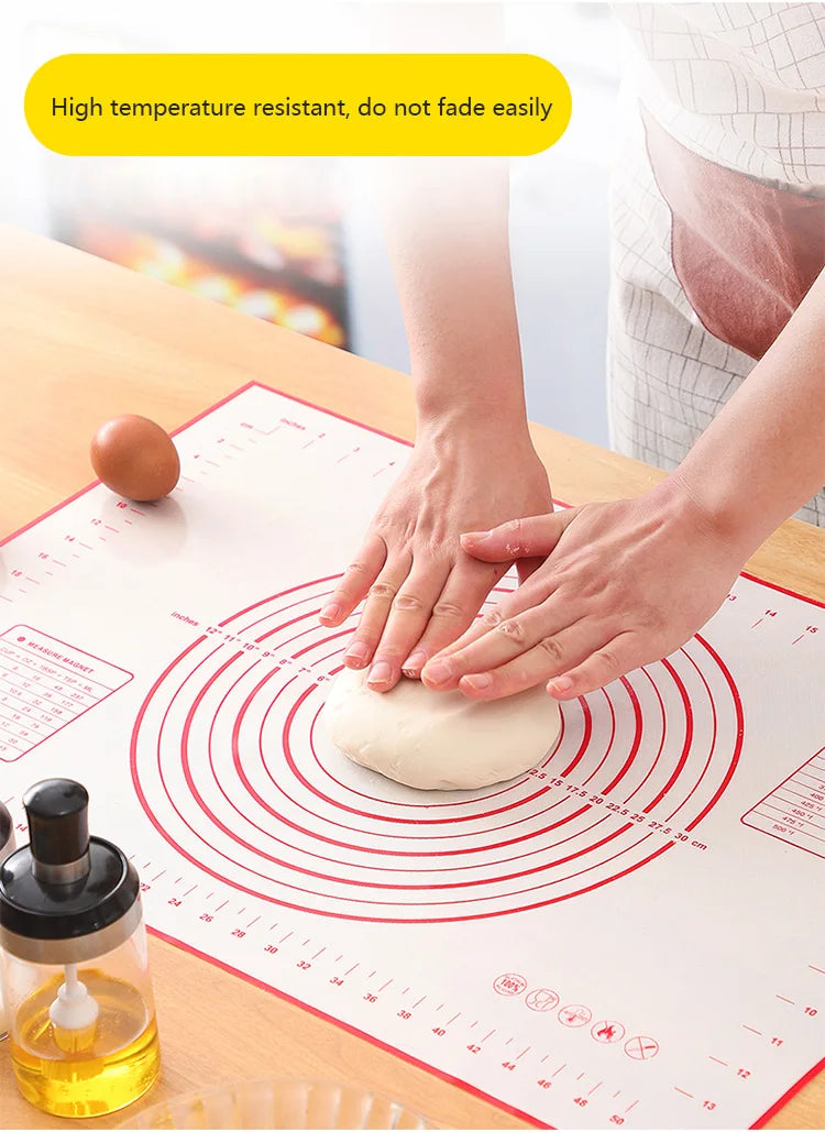 Untior 1pcs Silicone Baking Mat Kneading Pad Dough