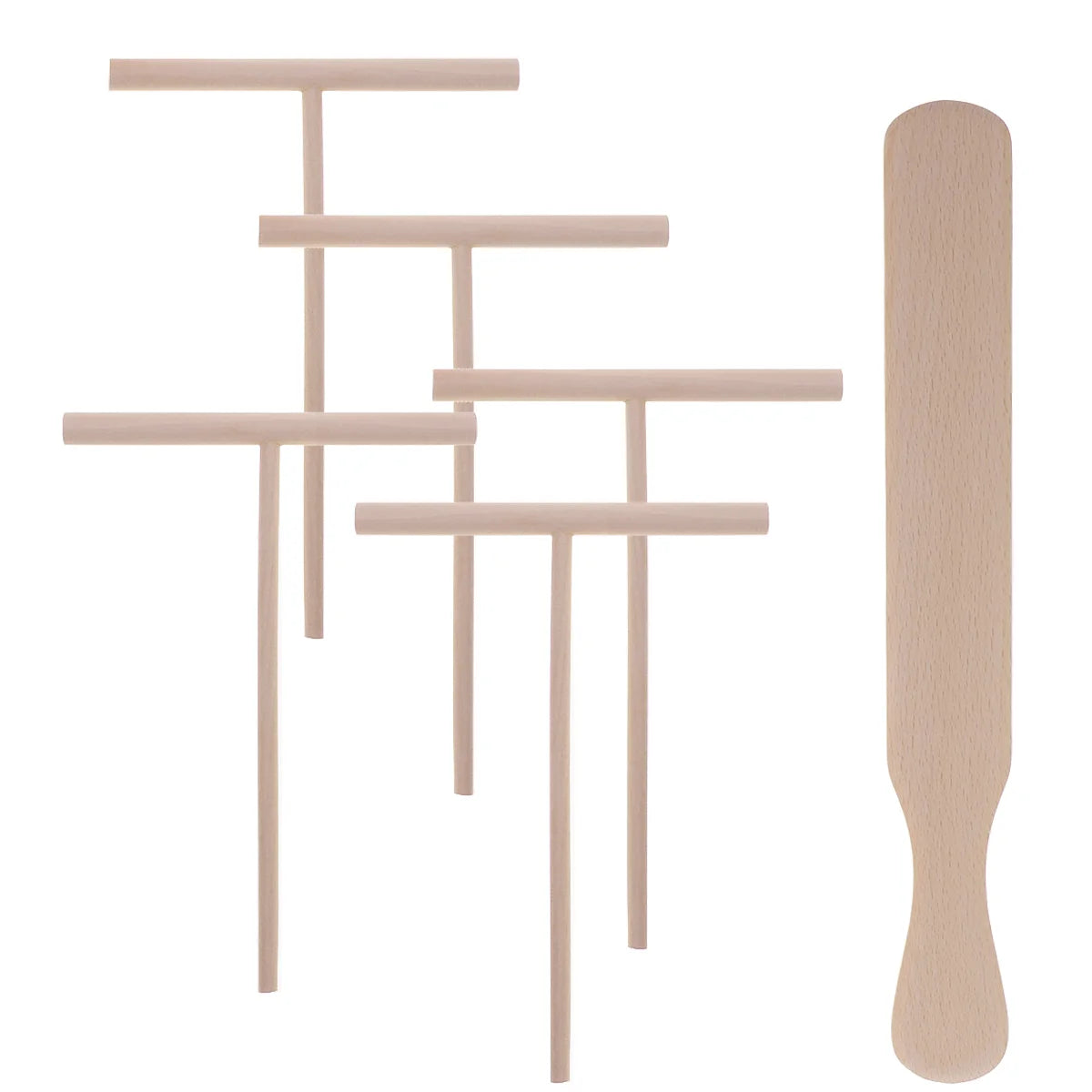 Wooden Crepe Rake Pancake Maker Cooking Utensils Pie
