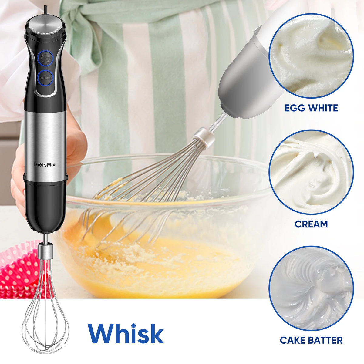 Biolomix In Immersion Hand Blender 1500w Blender 304