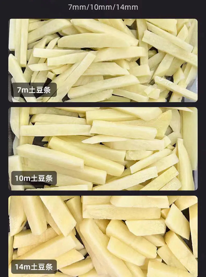 Electric Potatoes French Fries Chips Cutter Slicer Carrot