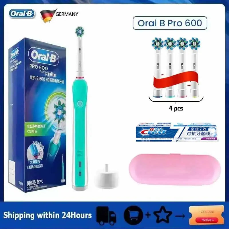 Oral Sonic Electric Toothbrush Pro4000 Rpo600 D12 Vitality