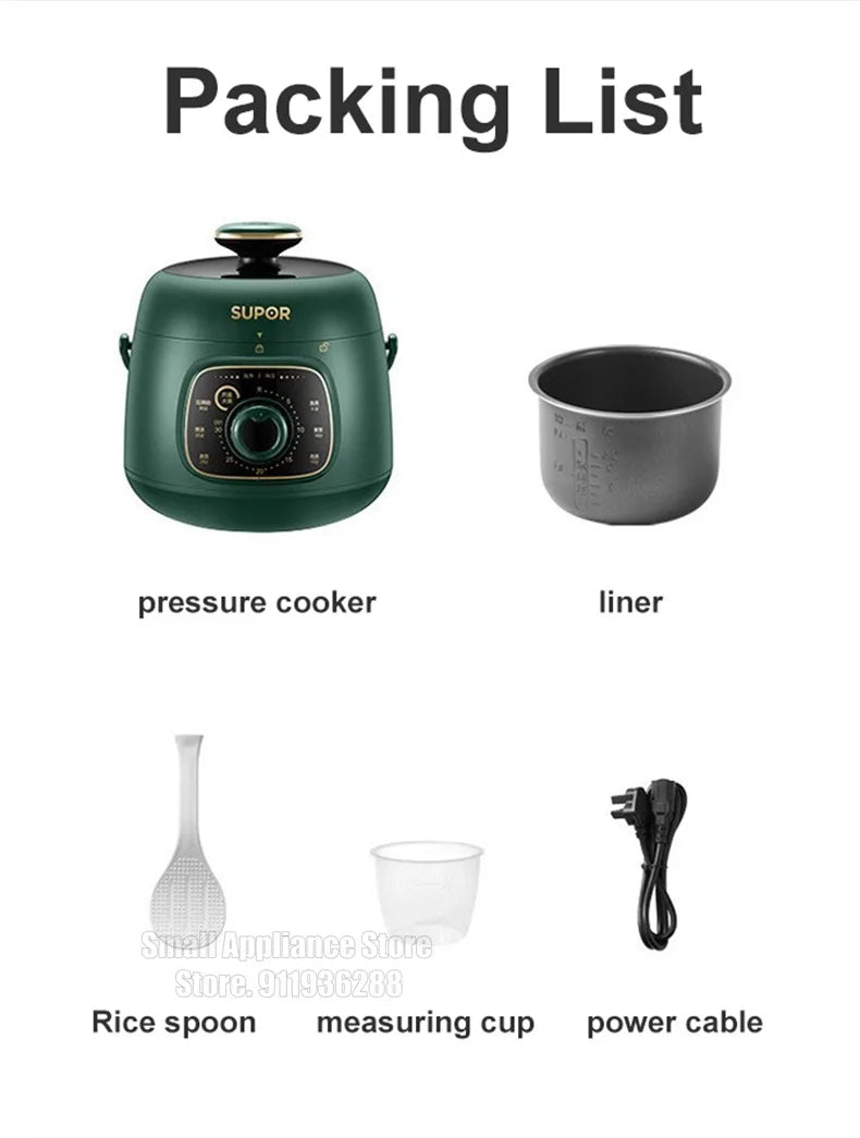 Supor Electric Pressure Cooker 8l Rice Cooker 70kpa