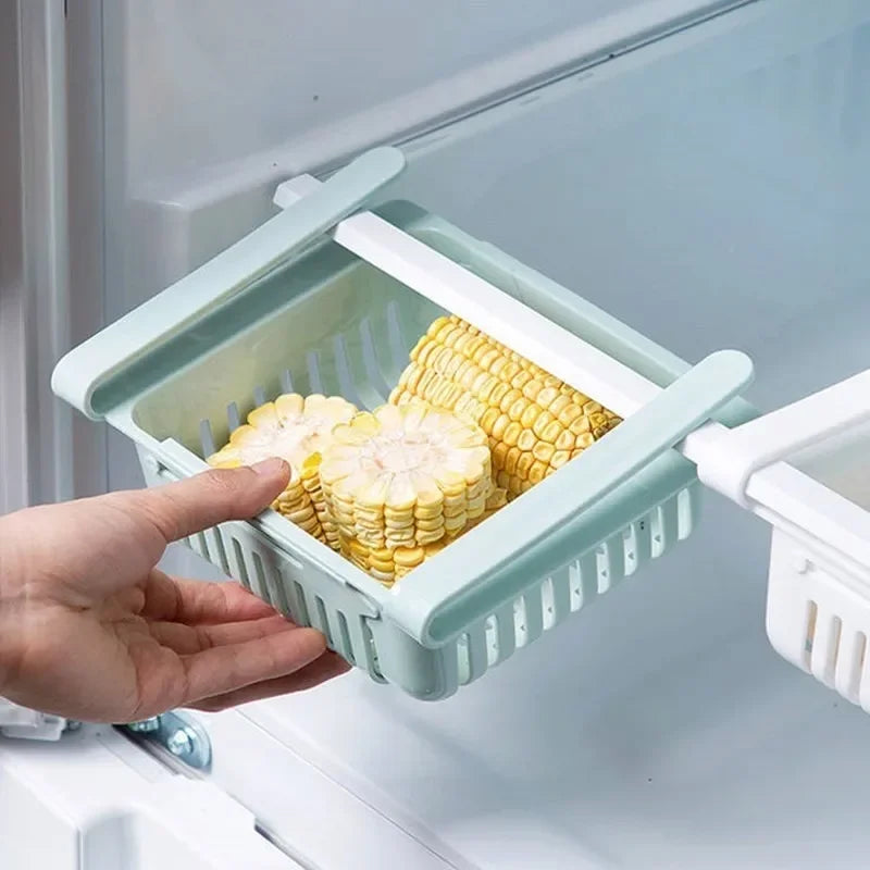 Fridge Organizer Storage Drawer Plastic Storage Box Container