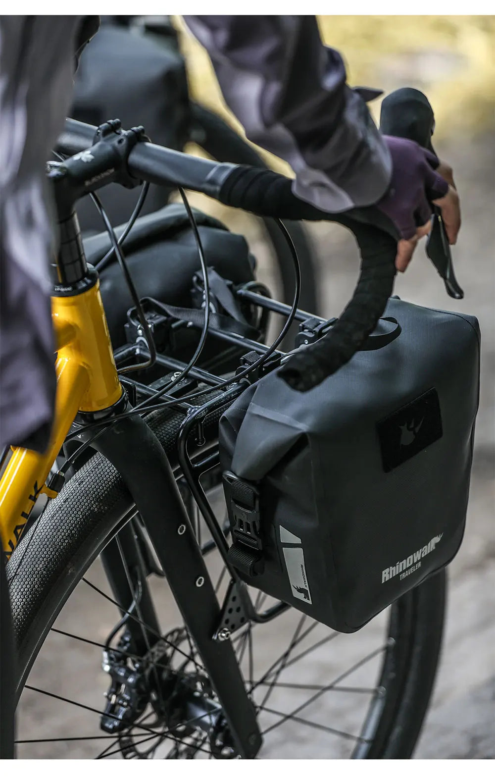 Rhinowalk Bicycle Pannier Bag Waterproof 6l 12l 20l