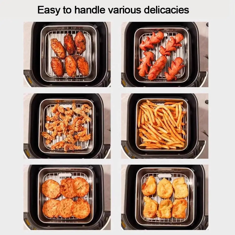 Round Square Cooking Rack 304 Stainless Steel Thicken