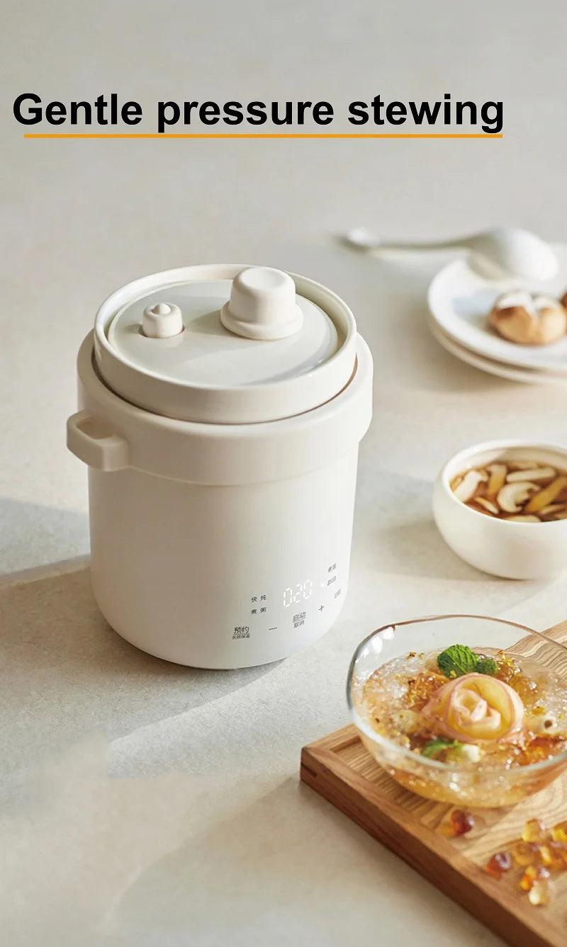 600ml Rice Cooker Multi-Function Ceramic Non-Stick Fast Electric