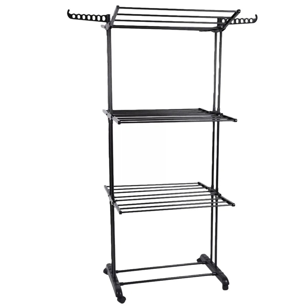 Large Clothes Airer Foldable Plastic Clothes Drying Rack