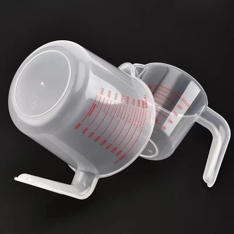 3pcs Kits Baking Liquid Measuring Cups Pvc Scale