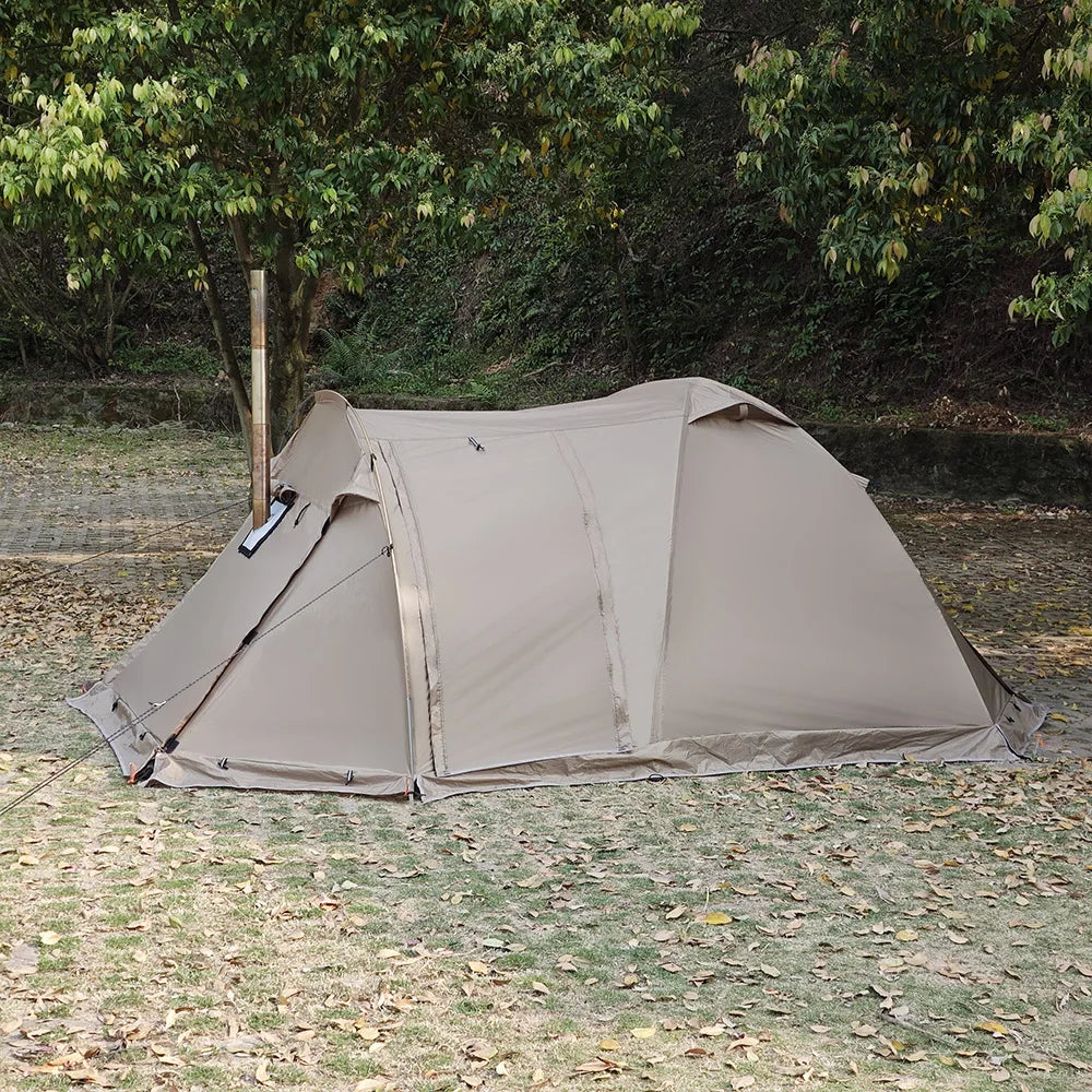 Fireproof Person Winter Tent Waterproof Tunnel Dome Tent