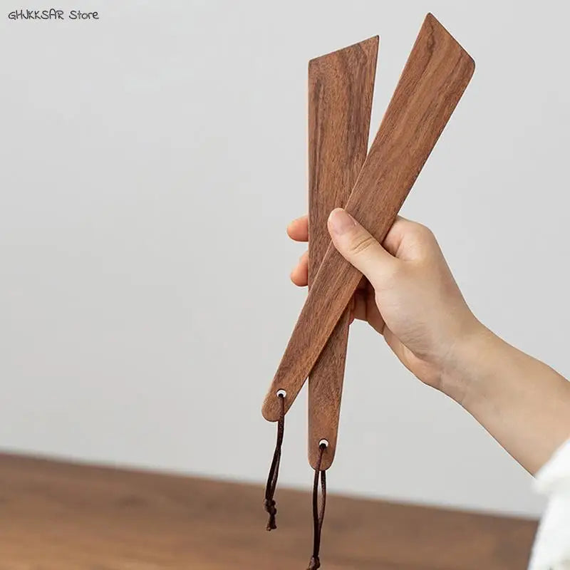 Teak Wood Tableware Spatulas Triangular Cooking Spatula Outdoor