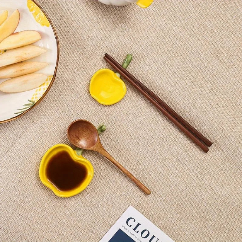 1pc Ins Style Cutlery Cute Ceramic Small Dish