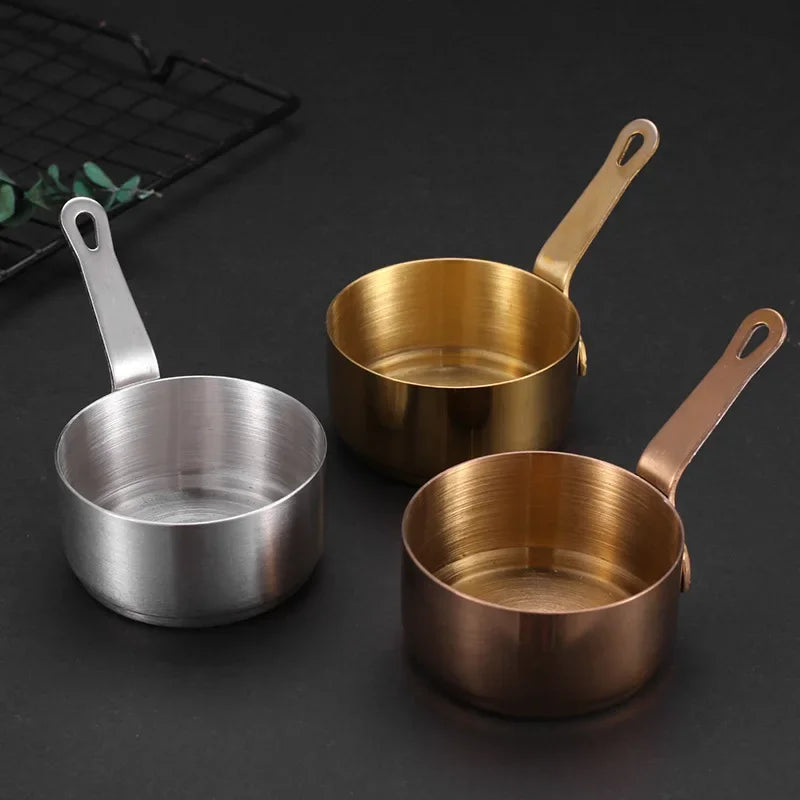 60/80/100ml Sauce Pan Pot Stainless Steel Nonstick Milk