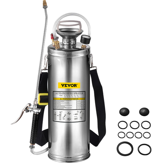 Succebuy 4-12l Hand Powered Sprayer Stainless Steel Watering
