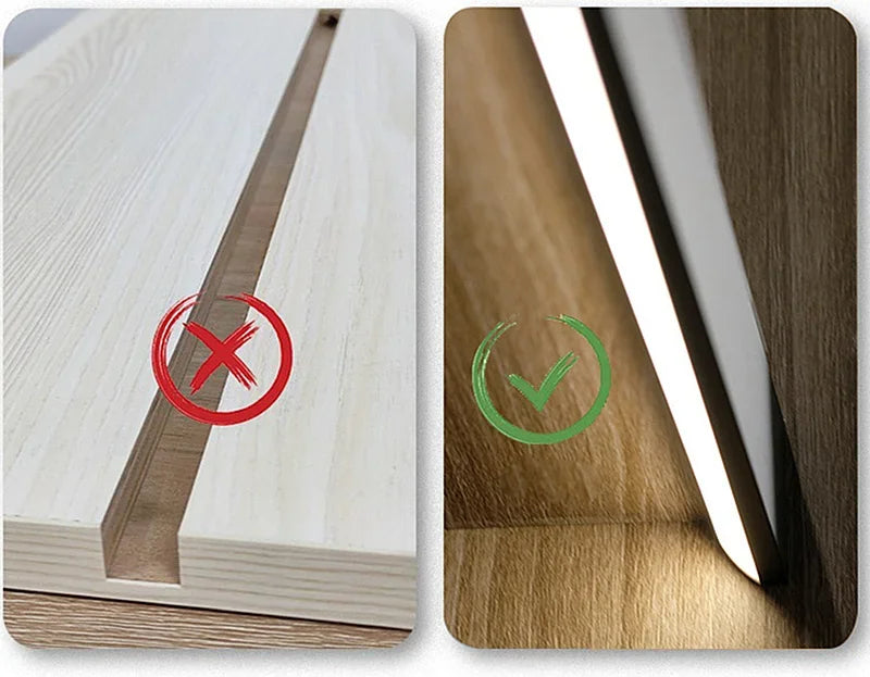 Led Cabinet Shelf Light 45 Lighting Recessed Aluminum