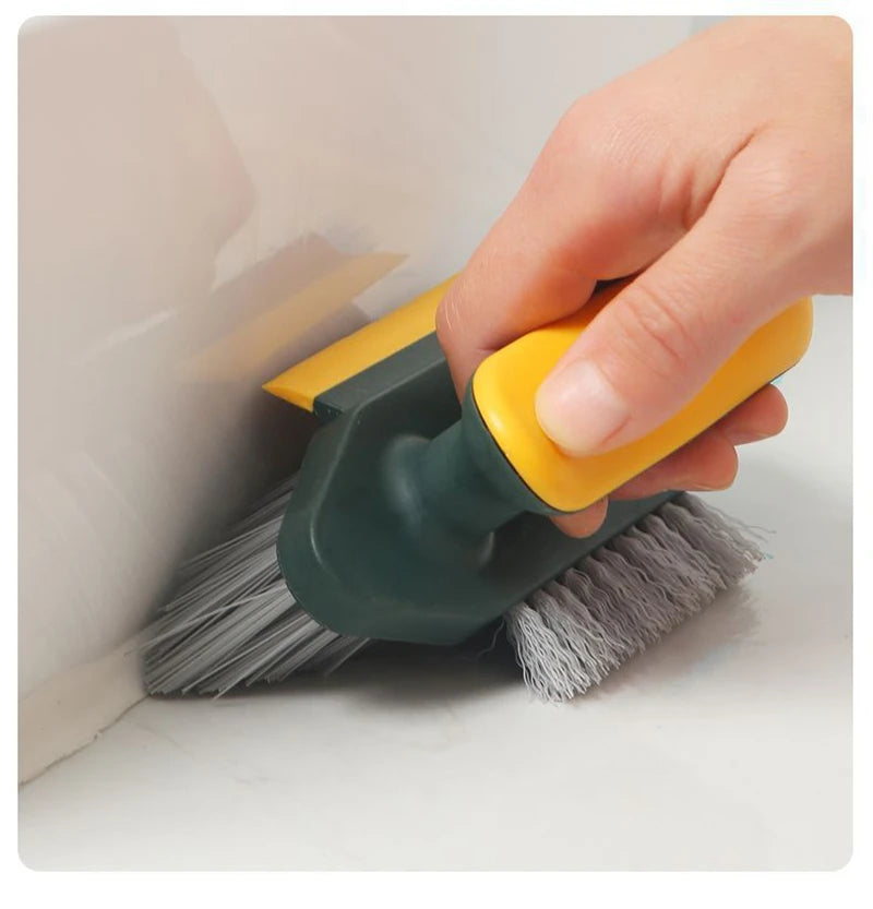 In Brush Squeegee Gap Groove Cleaning Glass Scraper