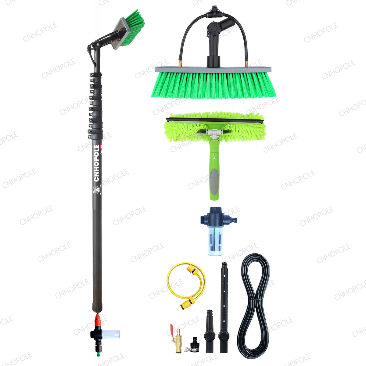 30/36/42ft Carbon Fiber Water Fed Pole Window Cleaning