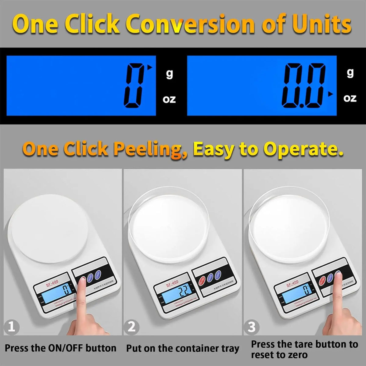 Digital Scale 10kg/1g High-Precision Led Electronic Scales Food