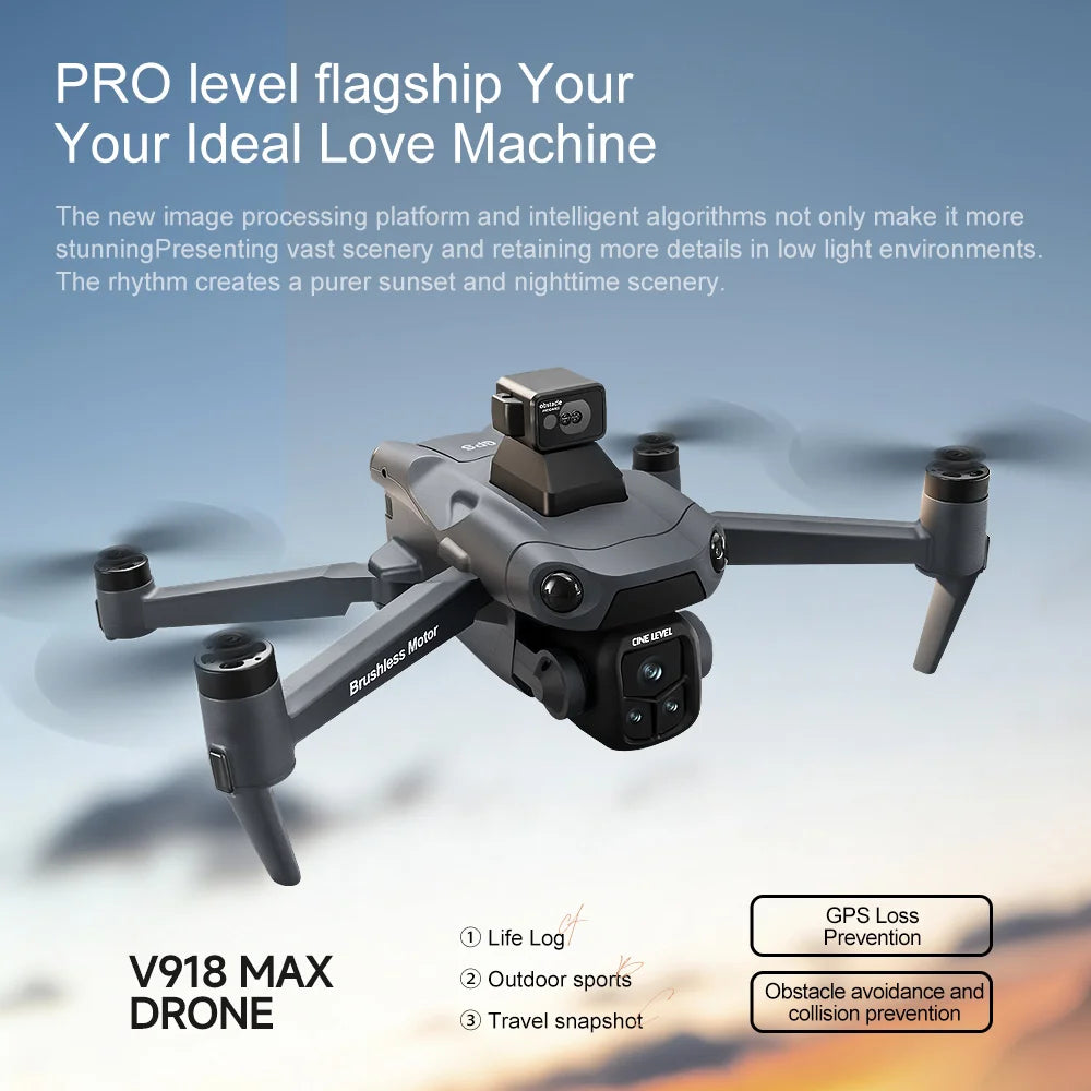 Original V918 3s Gps Drone 8k Professional Camera