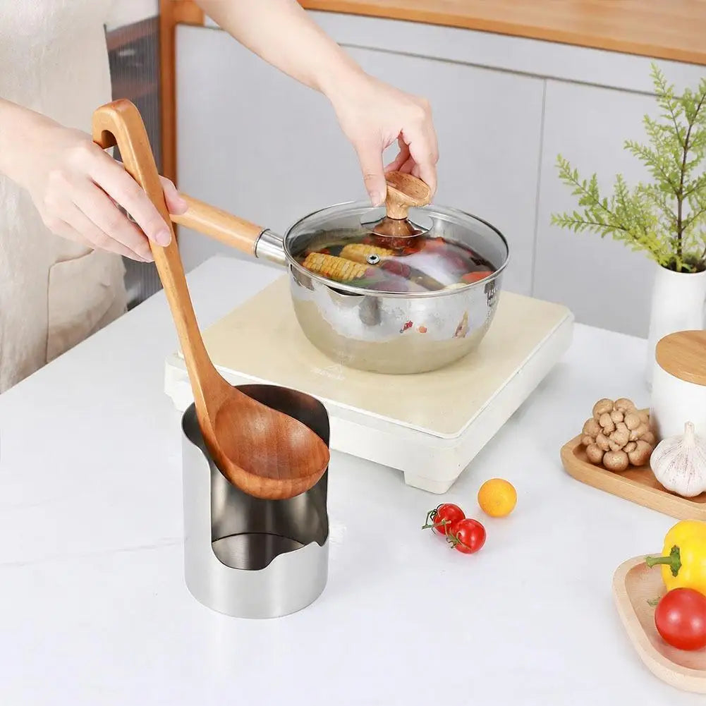 Stainless Steel Pot Lid Holder Multipurpose Countertop Organizer