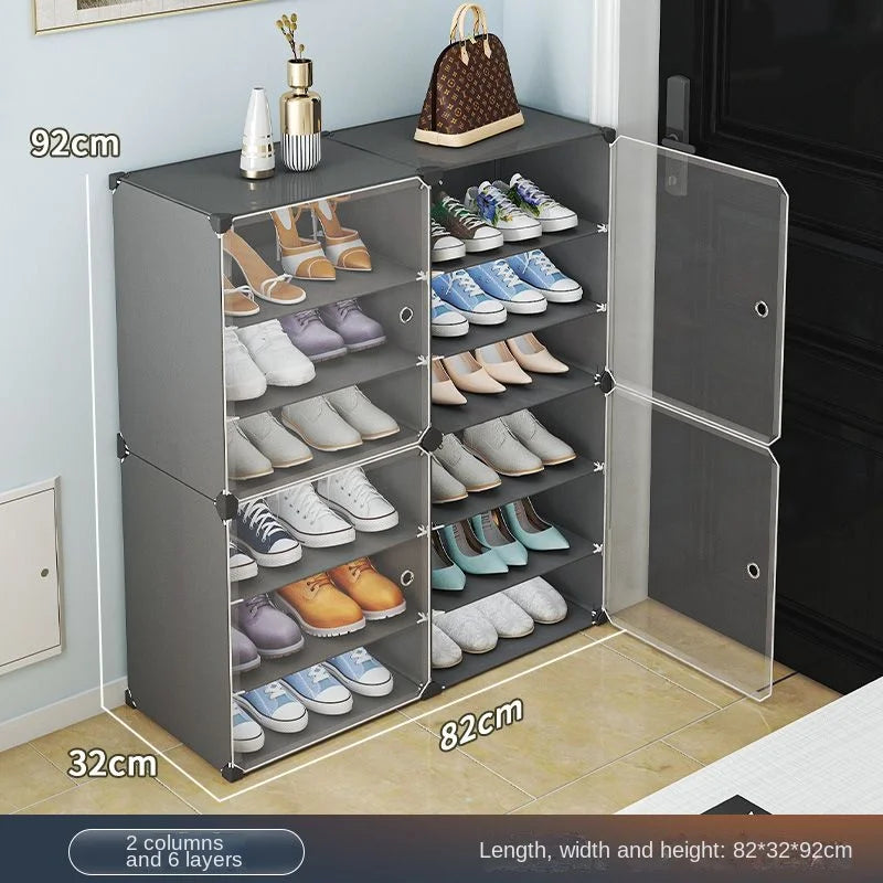 Small-Scale Foldable Cabinets Living Room Multilayer Large Space