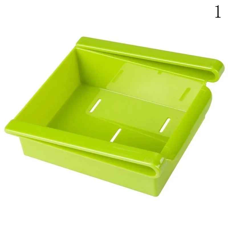 Slide Fridge Freezer Space Saver Organizer Storage Rack
