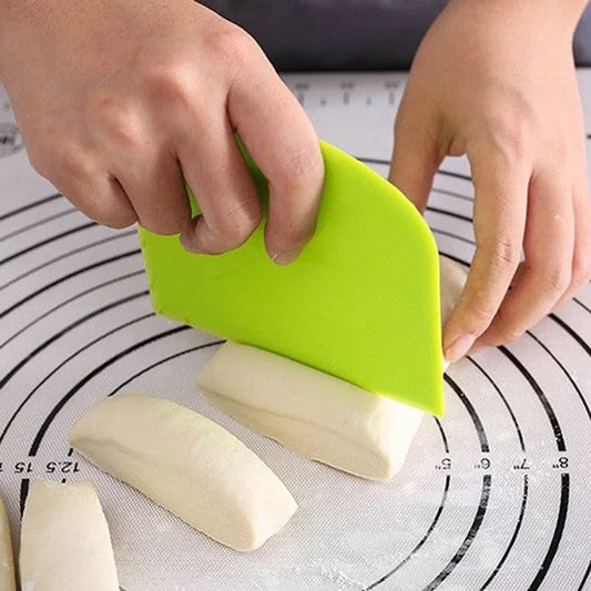 Plastic Cake Cream Spatula Dough Knife Smooth Edged