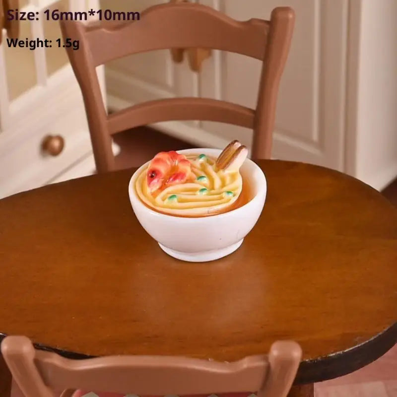 1/12 Dollhouse Miniature Chinese Dishes Food Models Dollhouse