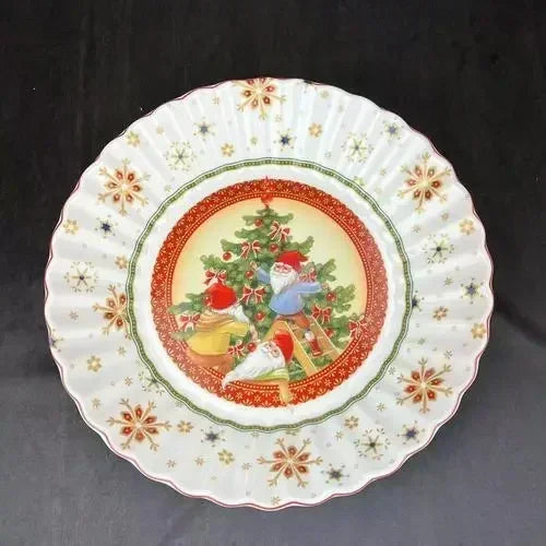 Selling German Bao Tableware Christmas European Dinner Plate