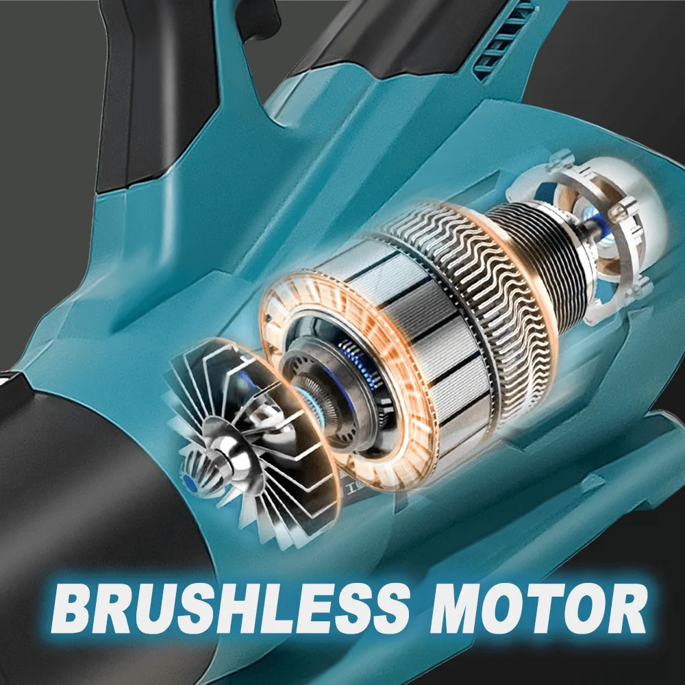 Brushless Cordless Electric Air Blower Handheld Leaf Dust
