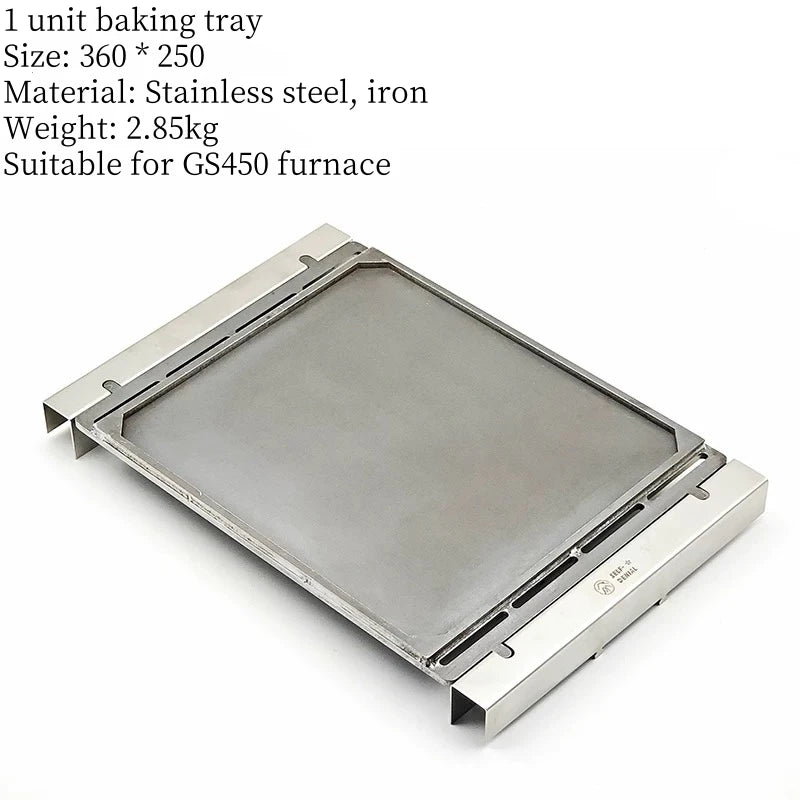 Outdoor Camping Baking Tray Barbecue Grill Tray Gs450