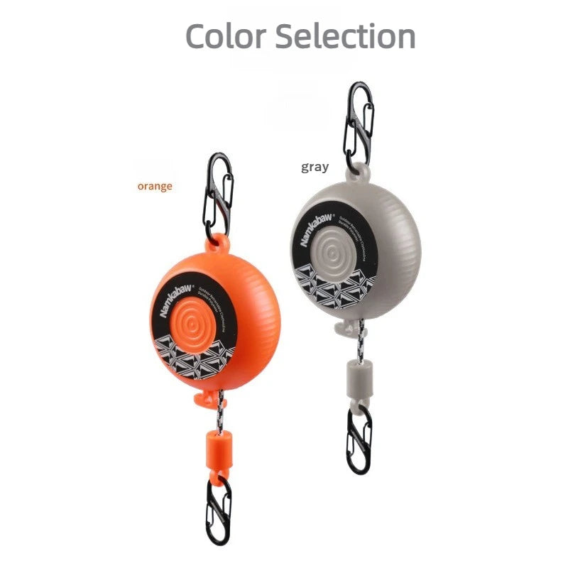 8m Retractable Clothesline Outdoor Travel Hand-Cranked