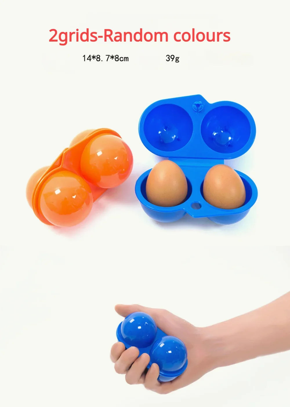 2/4/6/12 Grid Egg Storage Box Shockproof Egg Holder