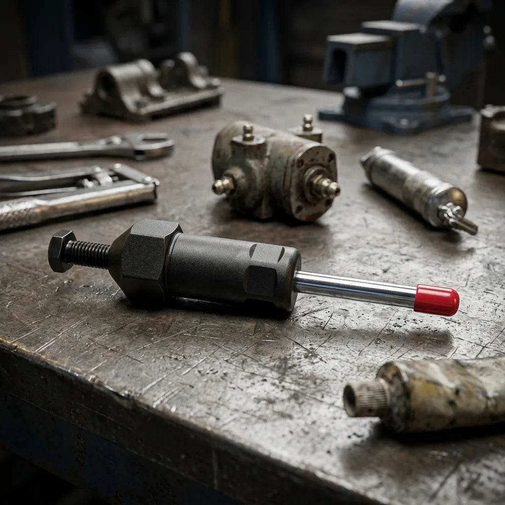 Grease Fitting Cleaner Use In Construction Agriculture