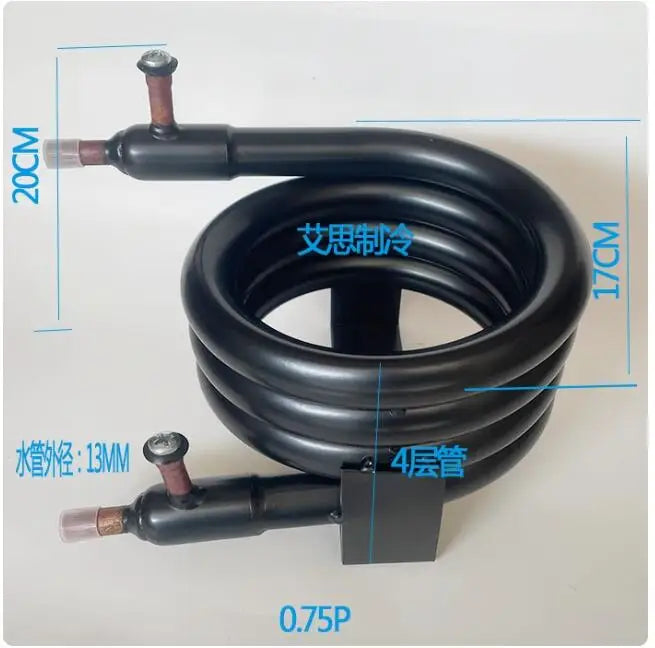 Ice Maker Water Cooled Condenser Air Conditioning Tube