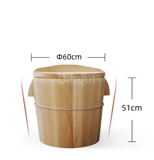 Bamboo Steamer Steamed Rice Wooden Barrel Rice Steamer