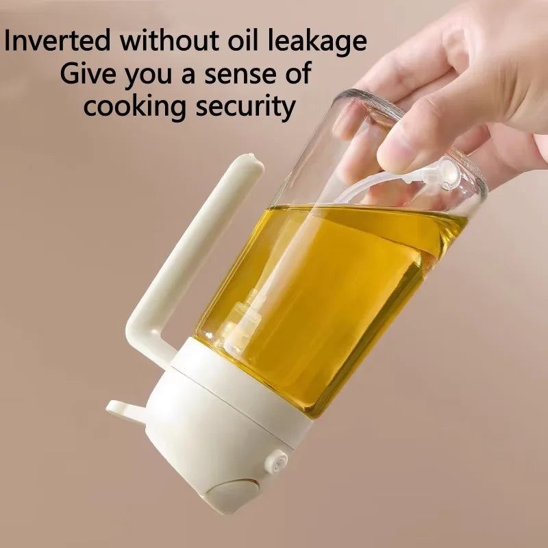 2in1 500ml Spray Oil Dispenser Oil Cruet Bottle