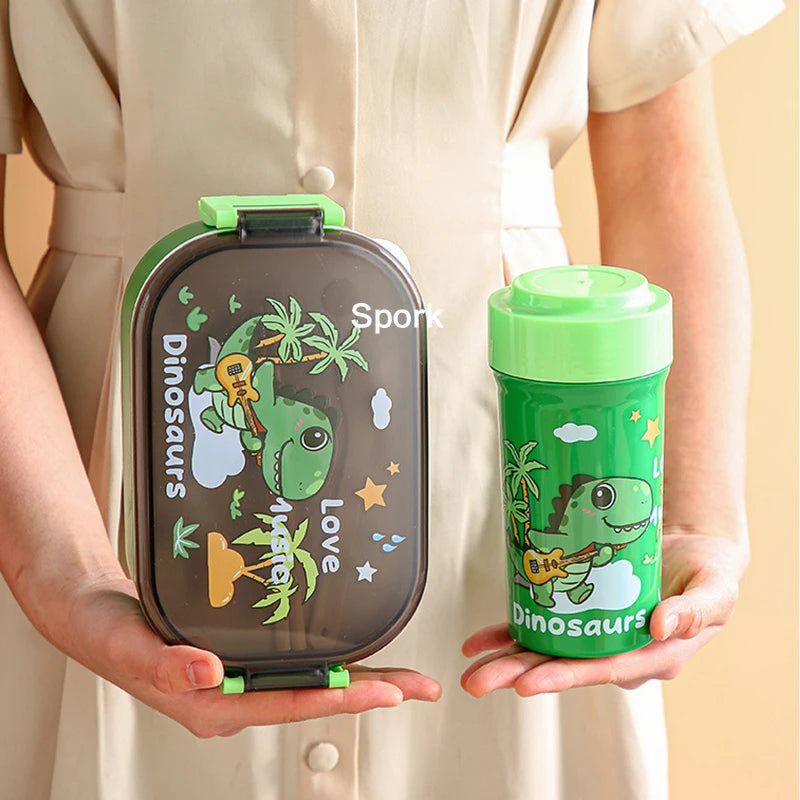 Lunch Box School/ Kids/Kindergarten Water Bottle Dinosaur Unicorn
