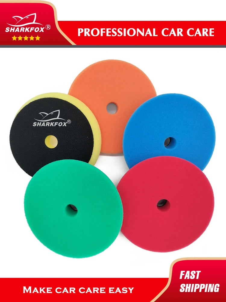 Sharkfox /6 125mm/150mm Car Polishing Germany Sponge Buffing