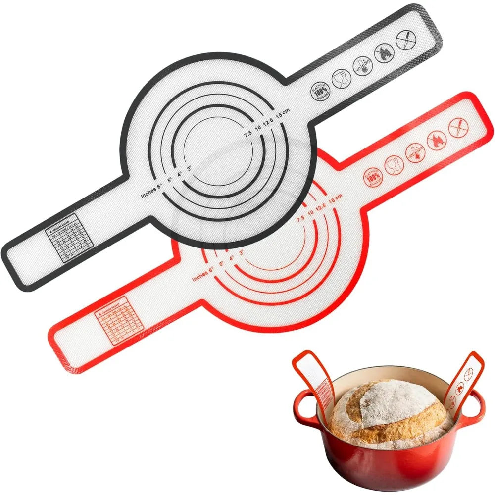 Reusable Silicone Bread Sling Dutch Oven Baking Mat