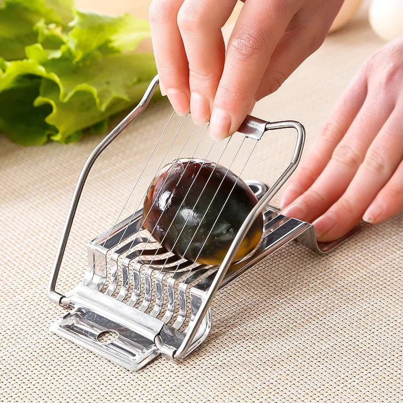 Vegetables Fruit Egg Slicer Section Cutter Stainless Steel